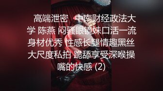 ✅高端泄密✅中南财经政法大学 陈燕 闷骚眼镜妹口活一流身材优秀 性感长腿情趣黑丝大尺度私拍 跪舔享受深喉操嘴的快感 (2)