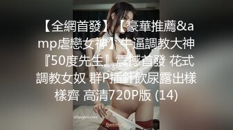 【全網首發】【豪華推薦&amp虐戀女神】牛逼調教大神『50度先生』震撼首發 花式調教女奴 群P插針飲尿露出樣樣齊 高清720P版 (14)